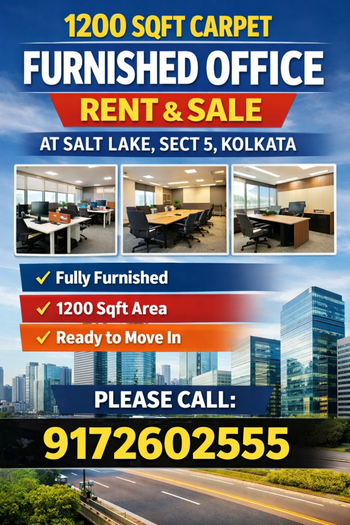 Office Rent Sale at Sect 5, Salt Lake, Kolkata.
